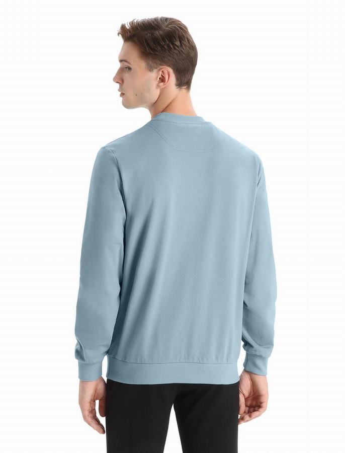 Icebreaker Merino Central II Long Sleeve Tişörtü Erkek Mavi | XWT754SF