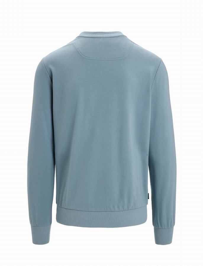 Icebreaker Merino Central II Long Sleeve Tişörtü Erkek Mavi | XWT754SF