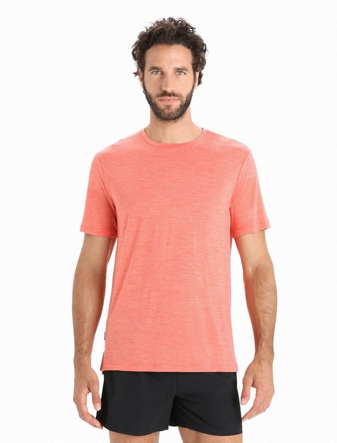 Icebreaker Merino Sphere II Kısa Sleeve Tişört Erkek Turuncu | AQR6051SN